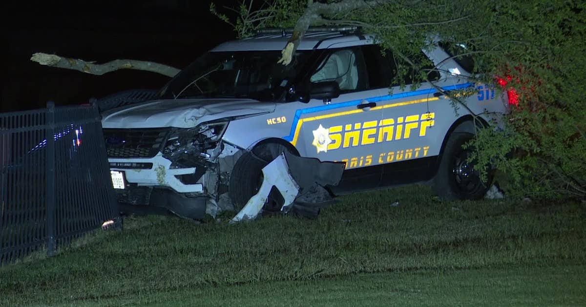 Deputy crashes during high-speed chase in northeast Harris County | FOX ...
