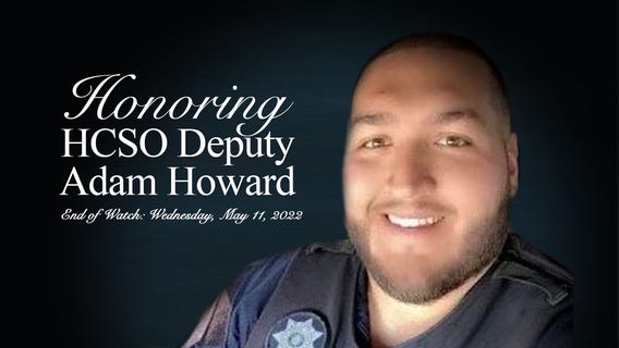 Funeral services for Harris County Deputy Adam Howard to be held Wednesday