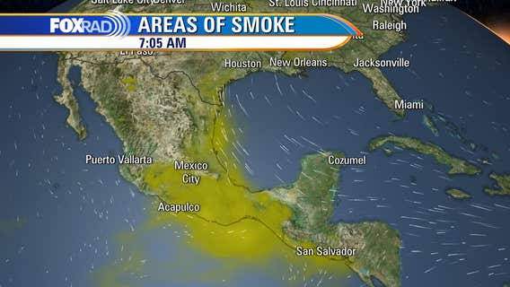 Hazy Houston skies: Wind carries smoke into Texas from agricultural fires