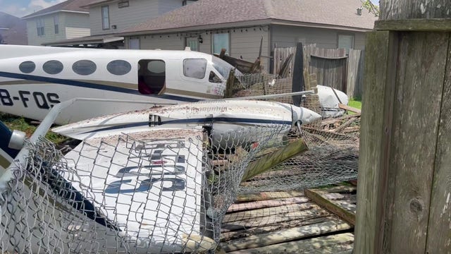 Small airplane crashes near Hobby Airport, Dobie 9th Grade Center; no injuries reported