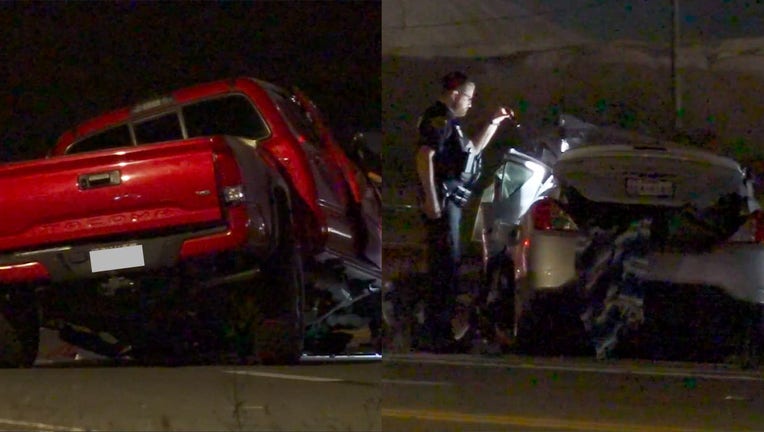 Double fatal head on crash Galveston Rd