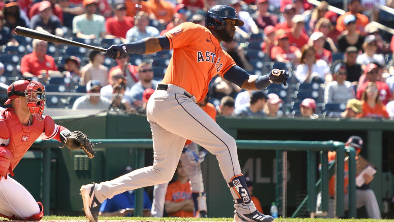 Astros' Yordan Alvarez signs six-year contract worth $115 million