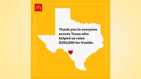 Texas McDonald's restaurants raise over $250K for Uvalde community