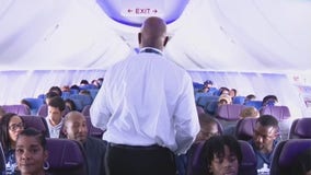 United Airlines hosts 'Freedom Flight' for disadvantaged children to celebrate Juneteenth