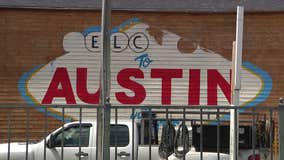 'Welcome To Austin' mural outside upcoming Houston Heights beer garden