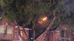 League City home catches fire after lightning strike
