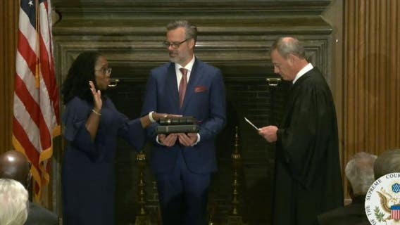 Ketanji Brown Jackson sworn in as 1st Black woman on Supreme Court