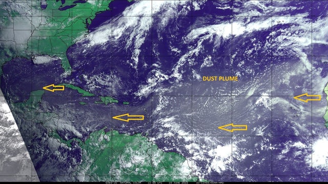 Saharan dust could bring haze to Houston skies this weekend
