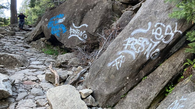 Yosemite National Park: Roughly 30 sites vandalized with graffiti, officials say