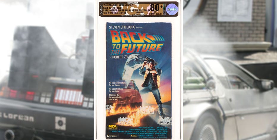 Back to the Future' sealed VHS tape sells for $75K at auction