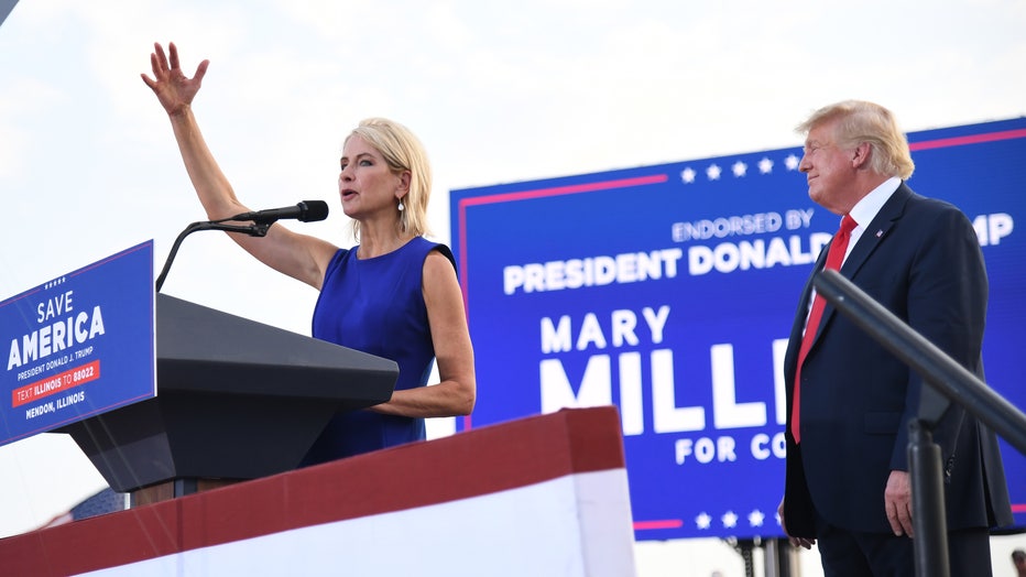 Donald Trump Hosts A Rally In Illinois