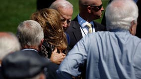 President Biden commemorates passing of gun safety legislation with mass shooting survivors at White House