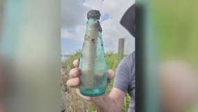 Message in a bottle located in Houston-area after 27 years