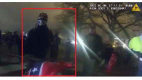 Capitol rioter who struck officer with Confederate flag gets 5 months in prison