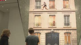 Climb a building, hang off a ledge with latest optical illusion at MFAH