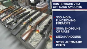 City of Houston to hold gun buyback program Saturday, exchanging Visa gift cards for guns