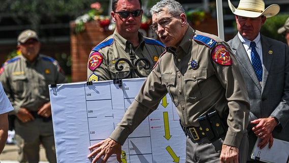 Armed officer watched gunman enter Texas school before massacre, review finds