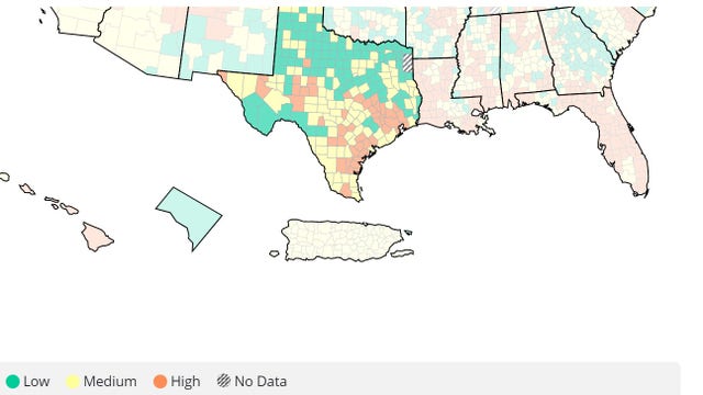 CDC recommends masks for many in Houston area: Check your county