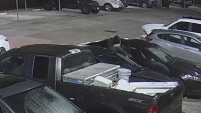 Houston man seen fighting back in surveillance video following vicious robbery, carjacking