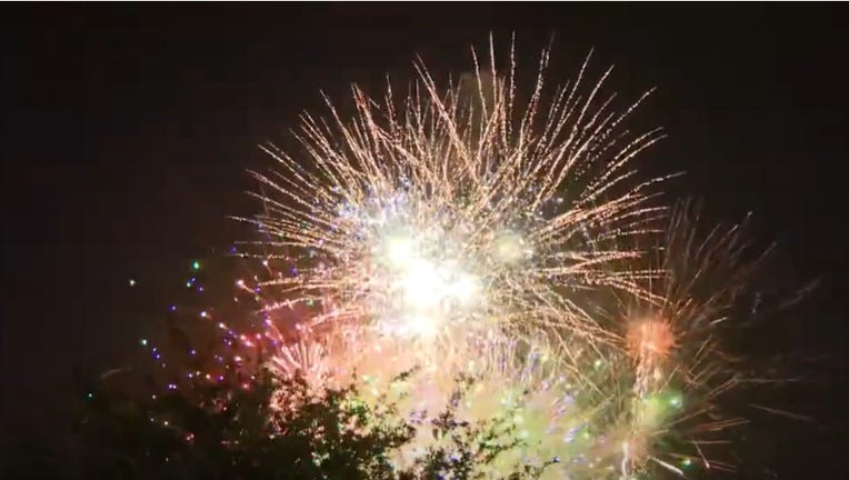 DOWNTOWN HOUSTON FIREWORKS