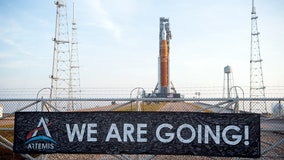 NASA's Artemis moon rocket makes final journey to launch pad