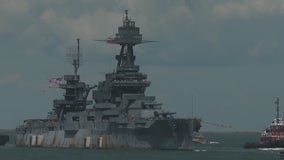 Battleship Texas takes a historic voyage for a multi-million dollar makeover