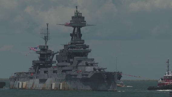 Battleship Texas takes a historic voyage for a multi-million dollar makeover