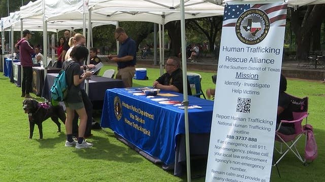 Houston Police Department holds first annual job fair at Discovery Green
