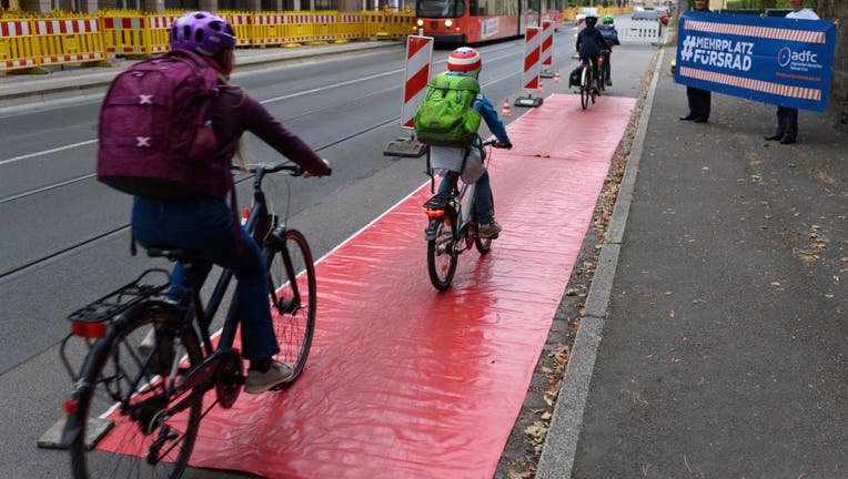 Bicycle demo of the ADFC Dresden