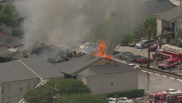 West Houston Apartment Fire