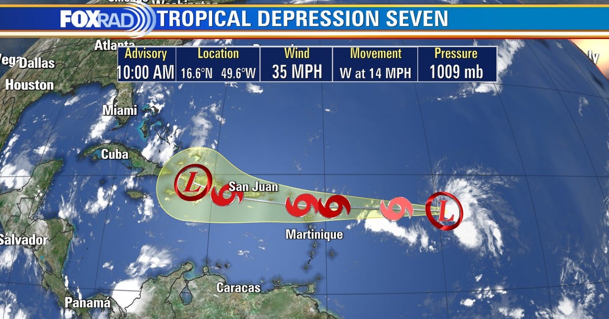 Tropical Depression #7 forms in Atlantic Ocean | FOX 26 Houston