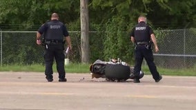 2 critically injured in crash involving motorcycle on Tomball Parkway