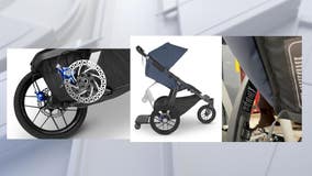 Jogging strollers recalled after rear brakes cut off child's fingertip