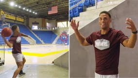 Louisiana basketball coach breaks world record for longest hoop shot ever