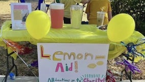 Family launches lemonade stand to raise money for Texas Children's Hospital after saving daughter's life