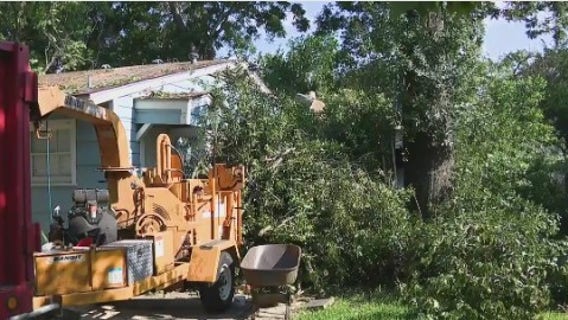 Lightning strikes tree, falls on Houston home; 'sounded like a car ran into the house'