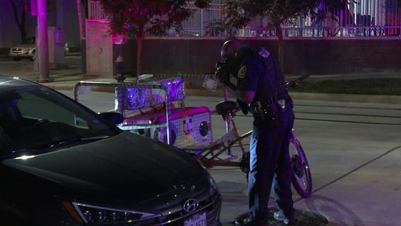 Houston hit-and-run crash: Bicycle taxi leaving Astros game hit by car, injuring 3 on Capitol St