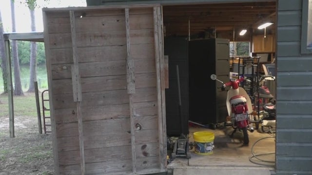 Barking dog alerts couple to baby with broken leg in their shed