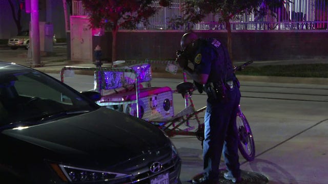 Houston hit-and-run crash: Bicycle taxi leaving Astros game hit by car, injuring 3 on Capitol St