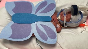 NICU babies at Ben Taub Hospital in Houston dressed in colorful costumes