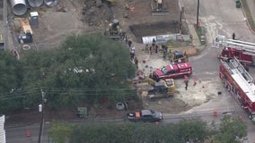 2 people rescued after being trapped in trench in Montrose
