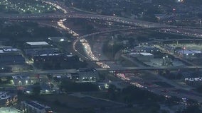 Driver dies in crash on I-10 East Freeway at I-45 near Downtown Houston