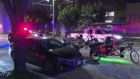 Pedicab driver says she woke up under a car following hit-and-run crash