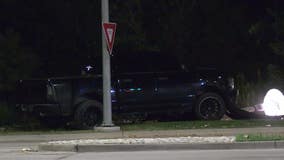 Driver abandons truck after killing motorcyclist in hit-and-run on Allen Pkwy