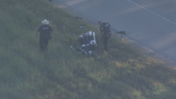 Motorcycle officer involved in crash on FM 521 in Fort Bend County