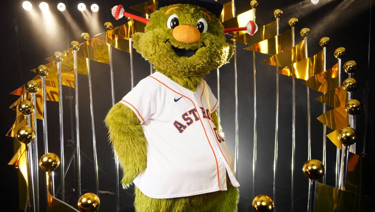 Houston Astros Orbit Mascot In Houston We Smoke Philadelphia