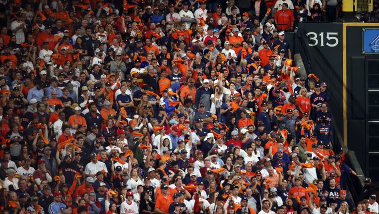 We want Houston': Phillies fans' Astros chant before World Series
