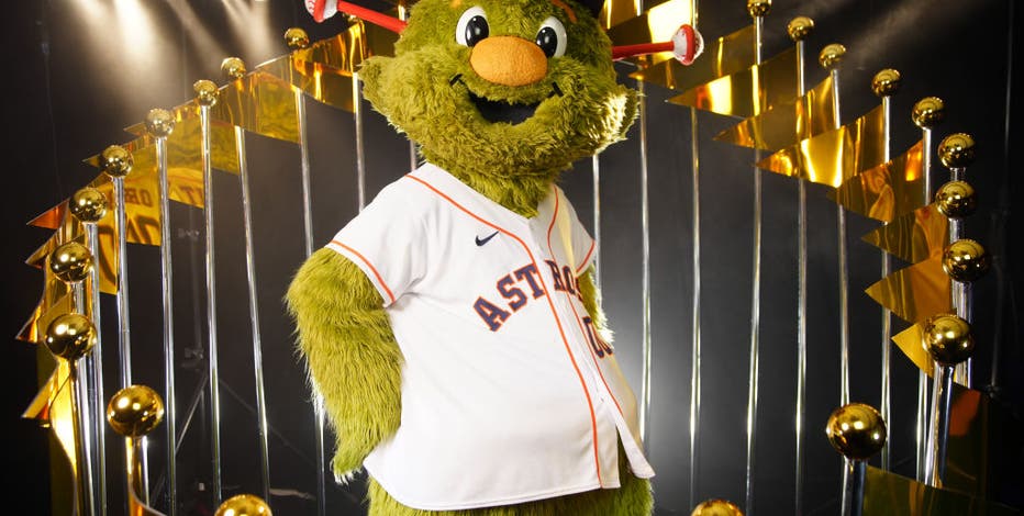 Official Houston Astros Orbit Mascot World Series 2022 Champions T