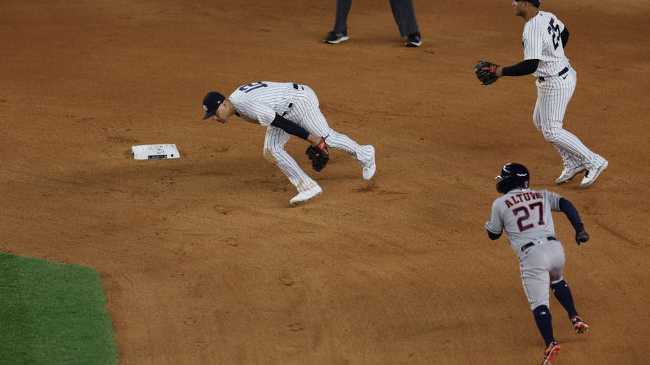 NY Yankees rally to beat Houston Astros again