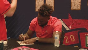 Yordan Alvarez, Kyle Tucker, Cristian Javier meet with fans